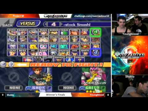 OverZaelous 10 PM - Younglood (Falcon) vs Shokio (Roy)