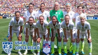 WNT vs. Costa Rica: Highlights - Aug. 16, 2015