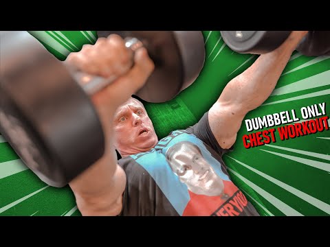 Can You Build a Chest With Only Dumbbells (5 Exercise Workout)