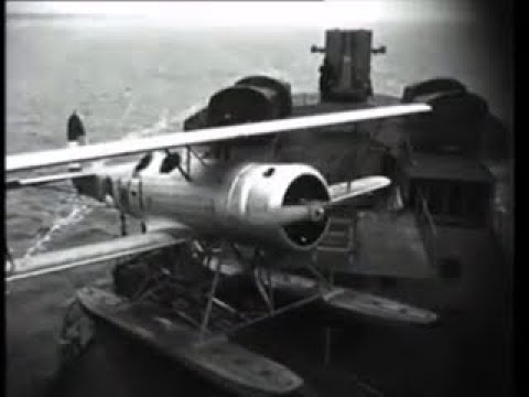 Royal Netherlands Navy Fokker C.XI-W on the cruiser HNLMS De Ruyter