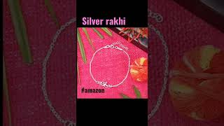 Raksha bandhan trending rakhi|silver rakhi for brother#rakhshabandhan #rakhi #silver #viral #shorts
