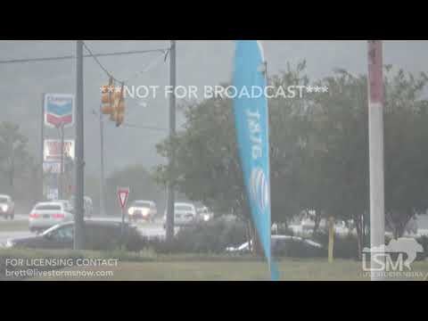 8-19-19 Chelsea, Alabama Strong Storms - 280 Travel - Heavy Rain