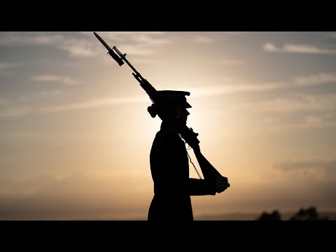 Sentinel Kwiatkowski Conducts Her Last Walk At The Tomb of the Unknown Soldier