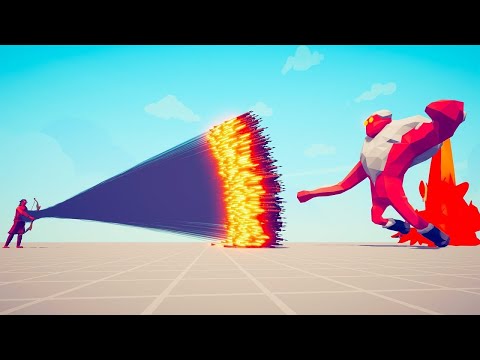 FIRE GIANT vs EVERY GOD - Totally Accurate Battle Simulator TABS