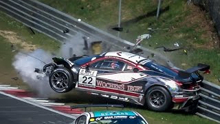 GT - Nurburgring2017 2 Kainz Crashes Hard Amateur