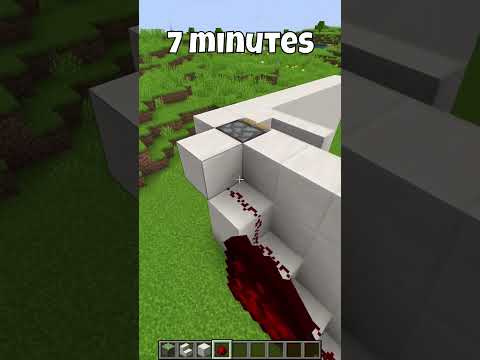 Unbelievable: Hidden Staircase Time Travel in Minecraft! #shorts