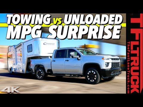 How Efficient Is the New Chevy Silverado HD Gasser? Hint: There’s a HUGE Difference Towing & Not!