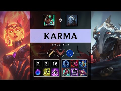 Karma Mid vs Viktor - EUW Grandmaster Patch 25.17