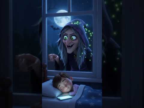 😱 Aadhi Raat Ko Mobile Chalane Wale Bachon Ko Churail Le Gayi! 👻 | Urdu Moral Story #Shorts