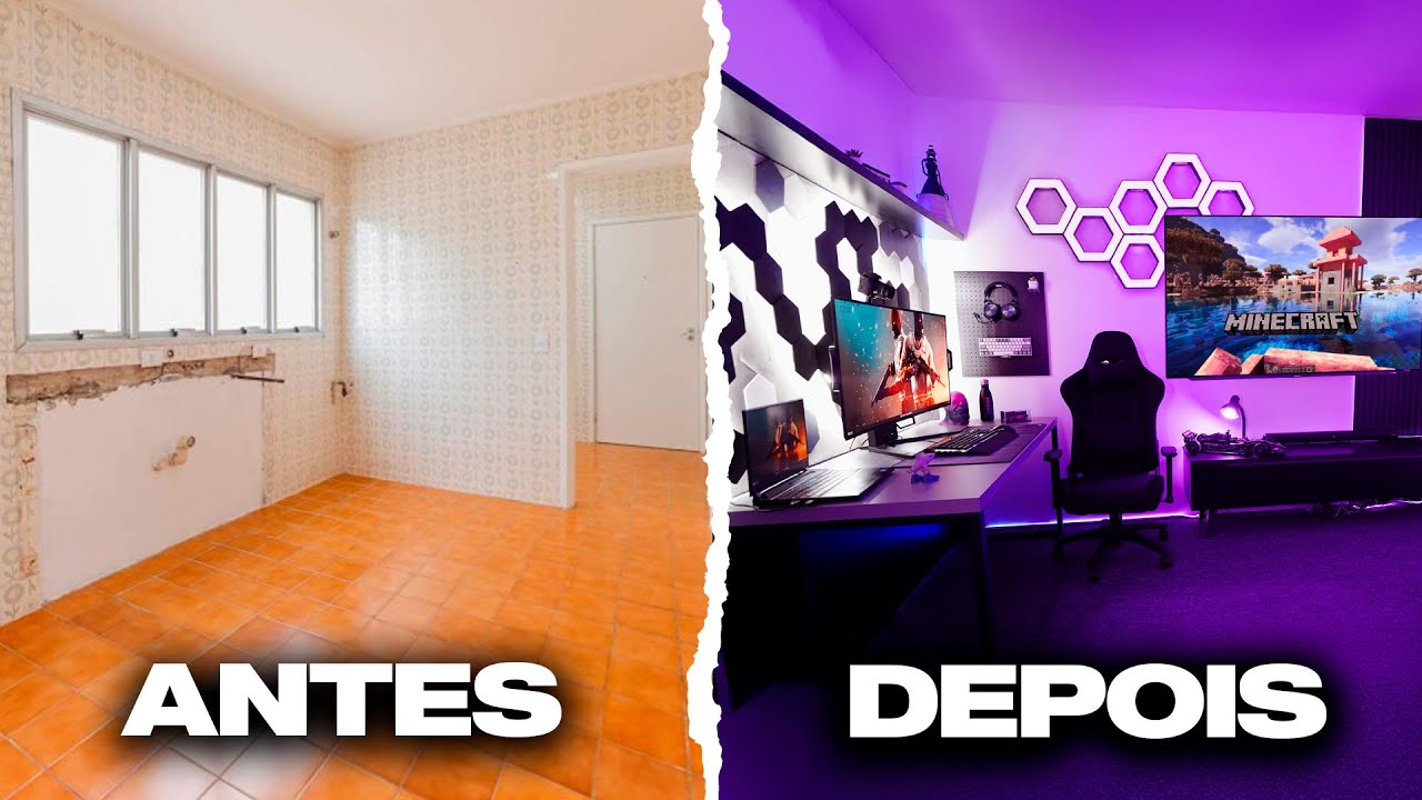 MONTEI MEU QUARTO GAMER DOS SONHOS