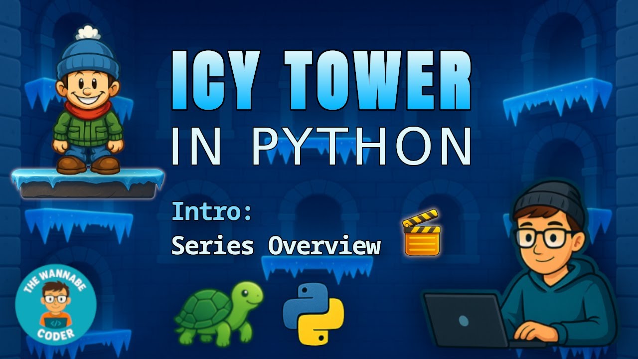 Series Overview: Build Icy Tower in Python with Turtle Graphics | (Beginner Tutorial Series)