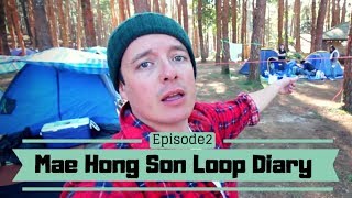 Camping In Freezing Thailand  -  Ep2 - Mae Hong Son Loop - Backpacking Vlog Series