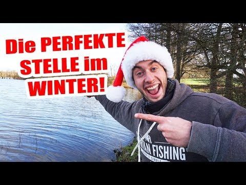 Wenn Du diese Stelle JETZT findest, wirst Du Fische fangen! Zander Angeln im Winter!