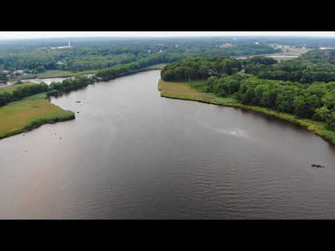 Taunton River in Dighton, MA filmed with the Dji Mavic Air Drone