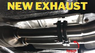 Pt. 29 BMW E30 Exhaust and Muffler Install (Ebay CAT + Supersport)