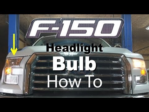 2015-2017 F150:  Headlight Bulb Replacement