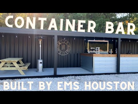 We built a Shipping Container Bar for the Fortress BeerWorks Brewery in Houston, Texas