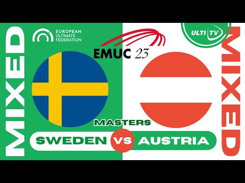Sweden (SWE) vs Austria (AUT) — MASTERS MIXED — Euro Masters — EMUC 2023 Bologna, Italy