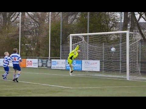 OLIVEO D1 - Wilhelmus D1 jeugdvoetbal competitie april 2015