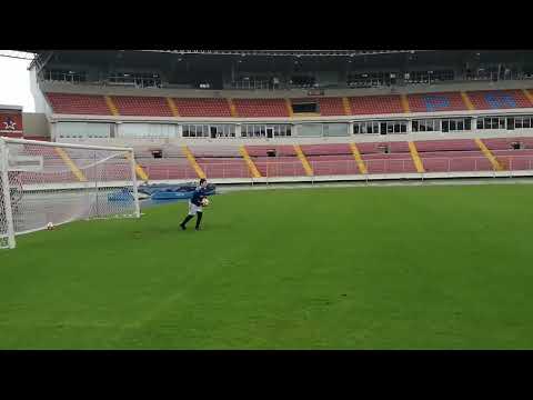Práctica con Sebastián Viera. Estadio Rommel Fernández, Panamá. Octubre 2017.