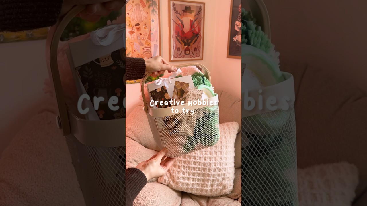 Creative Hobbies To Try! 🧶🧺 #cozyhobbies #cozycrafts