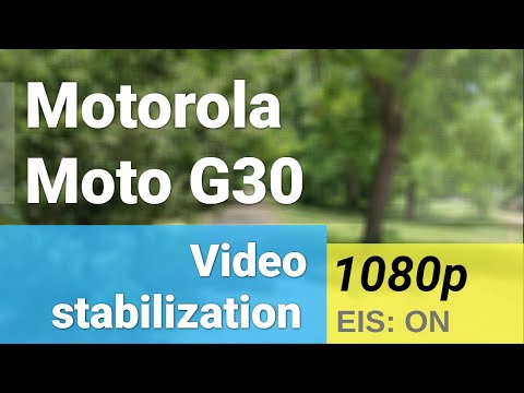 1080p 30fps (main camera) - Motorola Moto G30 video stabilization sample