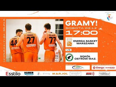 Energa Basket Warszawa - Sokół Grupa Avista Ostrów Maz. (2 LM, Grupa B, 12 Kolejka, Sezon 2022/2023)