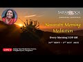 Navaratri 2025 Morning Meditation Day 6 Live Stream From The Bangalore Meditation Centre