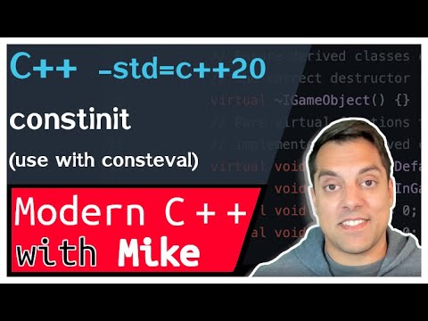 constinit - variable must be initialized at compile-time | Modern Cpp Series Ep. 206