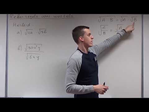 Calculation rules for roots (HAVO mathematics A)
