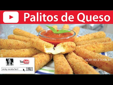 PALITOS DE QUESO DEDOS DE QUESO | #VickyRecetaFacil