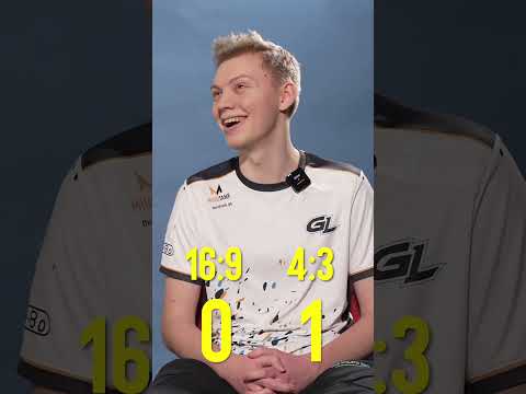 16x9 or 4x3? What do the pros play