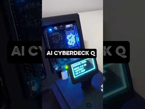Crazy AI Cyberdeck Project with the @arduino UNO Q #engineering #diy #ai #3dprinting