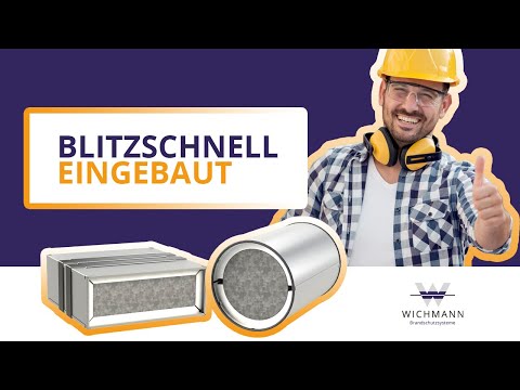 Einbau der Wichmann Kabelbox® mit Mörtel oder B1 Montageschaum
