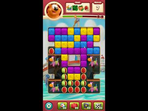 Toon Blast Level 8213 - NO BOOSTERS 🐻🐺🐱 | SKILLGAMING ✔️