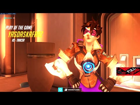 Surefour Carry Ashe and Tracer gameplay - POTG! [ Overwatch Season 34 Top 500 ]