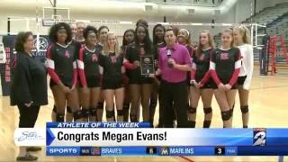 Megan Evans: 2016 Athlete of the Week