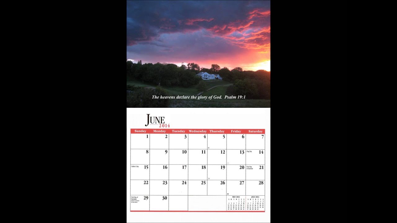 calendar 2014 video