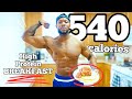 WHAT AMATEUR BODYBUILDER EATS FOR BREAKFAST TO GET TO 10% BODY FAT - High Protein Breakfast Recipe