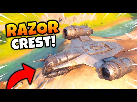 Fortnite RAZOR CREST Location! - Visit the Razor Crest Quest/Challenge Guide (Season 5 Battle Pass)