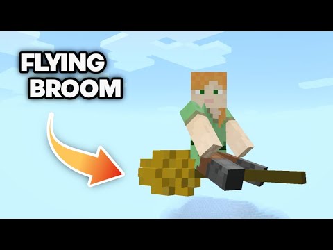 Mavrick - FLYING BROOM FOR MINECRAFT PE AND BEDROCK 1.19 | DOWNLOAD TUTORIAL IN HINDI