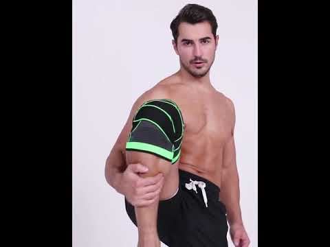 thumbnail video image 2 of Rodillera Deporte Y Lesiones De Compresión/bandas Ajustables - Verde - L Dara Baby D0097_2, 2 of 4