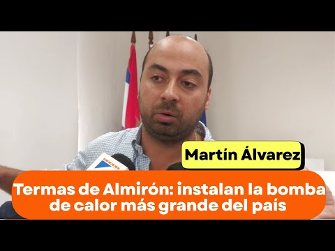 Termas de Almirón: instalan la bomba de calor más grande del país, avanzan las obras en las piscinas
