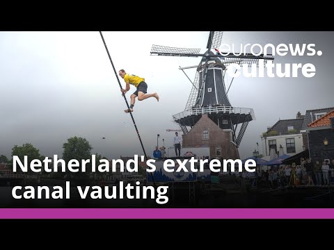What is Fierljeppen? A look at the Netherland's extreme canal vaulting sport
