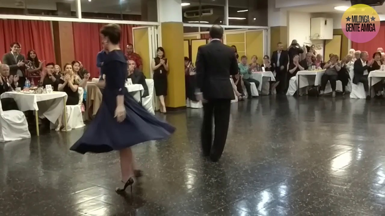 Fabian Peralta y Josefina Bermudez Avila en MILONGA GENTE AMIGA - 23 de Febrero de 2020