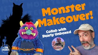 Furry, Flashy & Glow-in-the-Dark! 🎃 Custom Collab Halloween Doll with @BearlyUnboxed