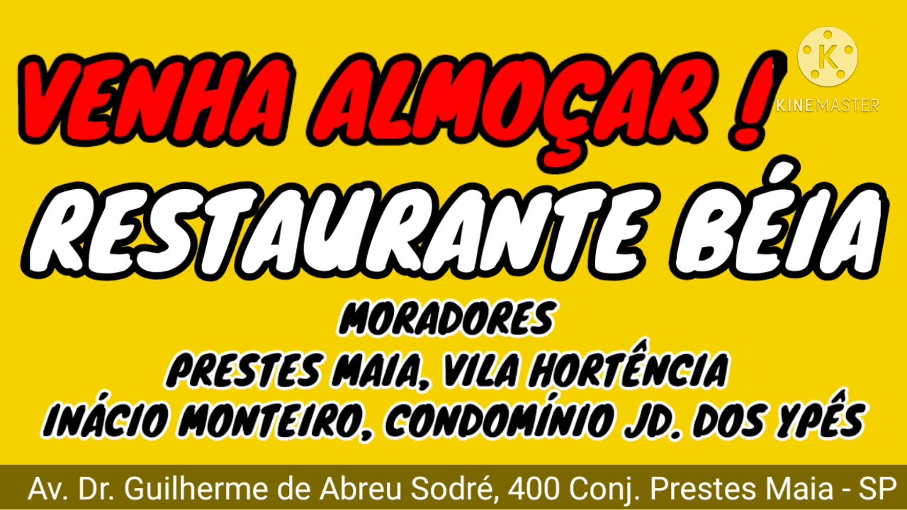 BÉIA RESTAURANTE - AV. DOUTOR GUILHERME DE ABREU SODRÉ, 25 CONJUNTO PRESTES MAIA - SP