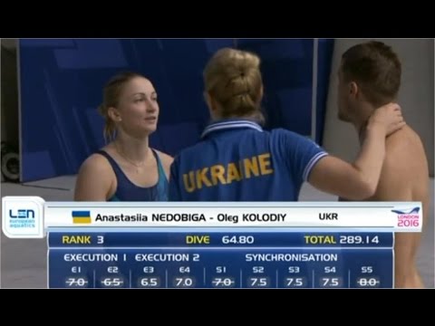 Diving EM-2016 3m SYNC Mixed Final