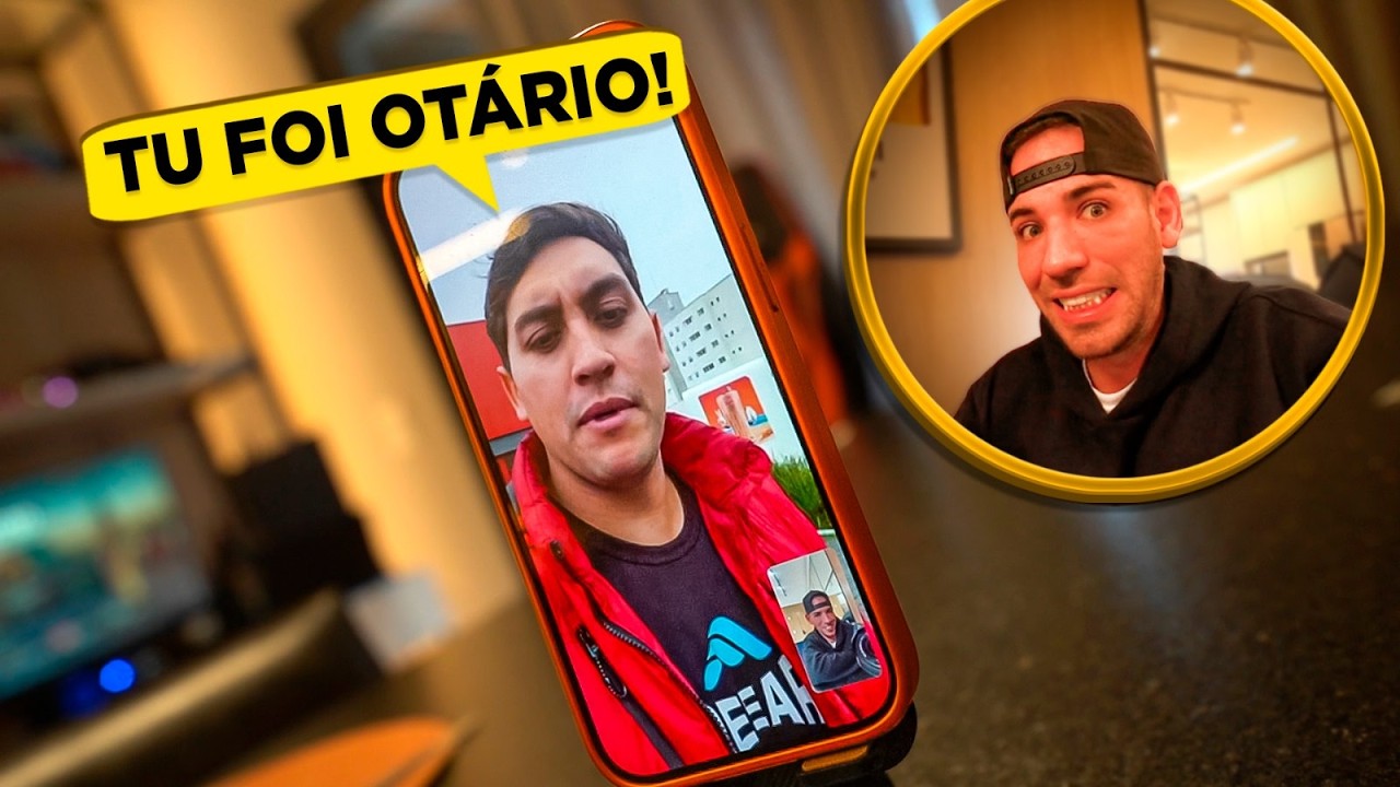 TIVE QUE PEDIR DESCULPAS PRO MEU AMIGO !