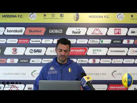 Il vice allenatore Simone Vergassola Pre Südtirol - Modena